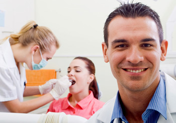 Male Dentist in Practice